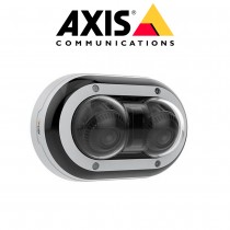 AXIS P4707-PLVE P47 Series 2x5MP Zipstream 2.5x Zoom Multidirectional Panoramic Vandal Dome Camera, 3.3-8.1mm Varifocal Lens, IP67