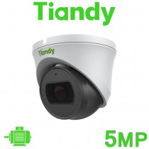 Tiandy TC-C35SS I3/A/E/Y/M/S/H/2.7-13.5mm/V4.0 5MP 2K HD Starlight Motorized 50M IR Built-in Mic Human/Vehicle Classification Dome Network Surveillance Camera