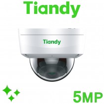 Tiandy TC-C35KS I3/E/Y/2.8MM/V4.0 PoE 5MP Starlight 30M IR Microphone Dome IP Camera TC-C35KS/I3/E/Y/2.8MM/V4.0