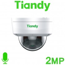 Tiandy TC-C32KN I3/E/Y/2.8mm/V4.1 PoE 2MP 30M IR Built-in Mic Dome Network IP Camera TC-C32KN/I3/E/Y/2.8MM/V4