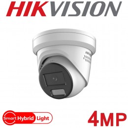 Hikvision DS-2CD2347G2H-LISU/SL 4MP LiveGuard Smart Hybrid Light ColorVu Fixed Turret Network Camera 2.8mm
