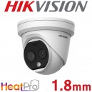 Hikvision DS-2TD1217-2/QA 1.8mm Thermal & Optical Bi-Spectrum HeatPro Network Turret Camera
