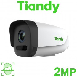 Tiandy TC-A32E2 2/E/12 2MP 12MM White Light Starlight Face Capture Bullet Network IP POE CCTV Camera 
